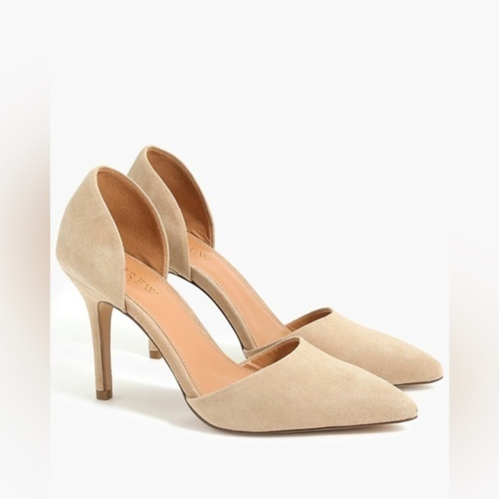 J. Crew Dorsey suede stiletto pumps size 10